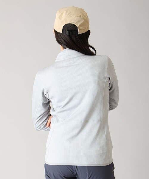 Columbia(コロンビア)の「Columbia/ウィメンズ エッセンシャルハイクグリッド フリース フルジップ/コロンビア(その他トップス・レディース・グレー/ブラック/ストーン・L/M/XL/S)」の8枚目の写真