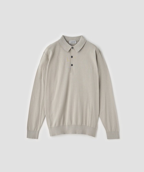 JOHN SMEDLEY｜ジョン スメドレー（メンズ）のポロシャツ（ベージュ系