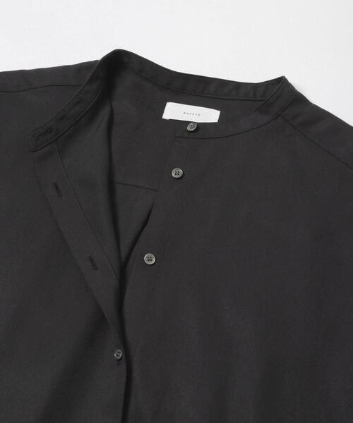 かぐれ（カグレ）の「レーヨンワイドシャツ（シャツ/ブラウス・レディース・ブラウン/ブラック・FREE）」の17枚目の写真