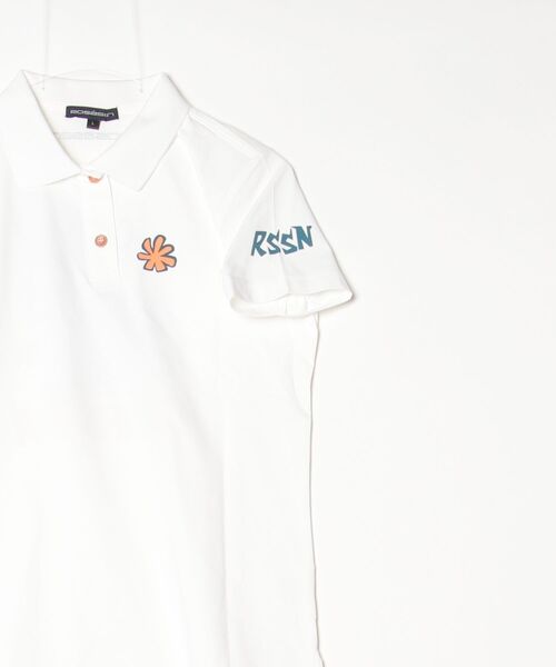 ROSASEN(ロサーセン)の「【Rosasen/GOLF】 ソロナ カラーバリエーション キャラクター半袖ポロ(ポロシャツ・レディース・ピンク/ホワイト・42/40)」の5枚目の写真