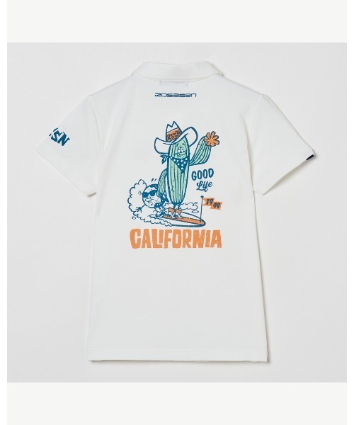 ROSASEN(ロサーセン)の「【Rosasen/GOLF】 ソロナ カラーバリエーション キャラクター半袖ポロ(ポロシャツ・レディース・ピンク/ホワイト・42/40)」の2枚目の写真