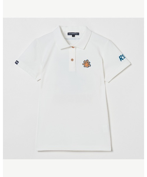 ROSASEN(ロサーセン)の「【Rosasen/GOLF】 ソロナ カラーバリエーション キャラクター半袖ポロ(ポロシャツ・レディース・ピンク/ホワイト・42/40)」の3枚目の写真