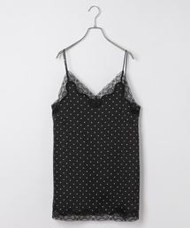 Heather | レーストリムサテンキャミワンピース　659591(ワンピース)