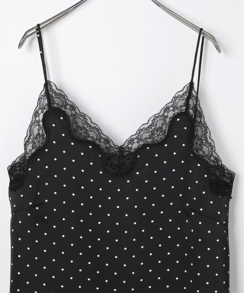 Heather(ヘザー)の「レーストリムサテンキャミワンピース 659591(ワンピース・レディース・ブラック系その他/アイボリー/ホワイト系その他・FREE)」の12枚目の写真