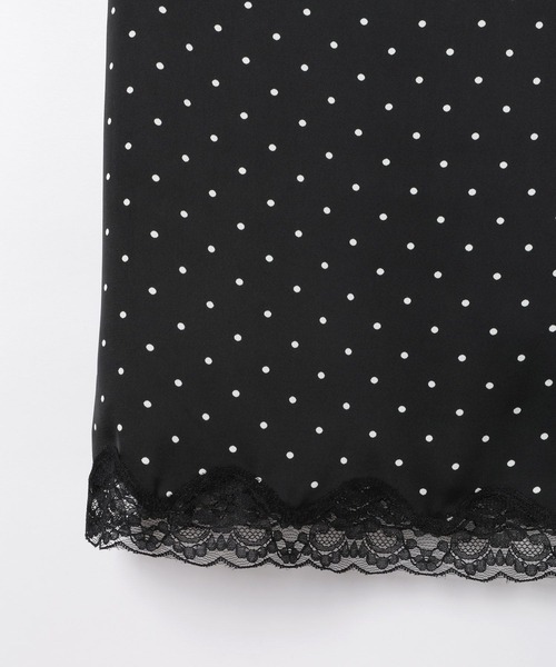 Heather(ヘザー)の「レーストリムサテンキャミワンピース 659591(ワンピース・レディース・ブラック系その他/アイボリー/ホワイト系その他・FREE)」の14枚目の写真