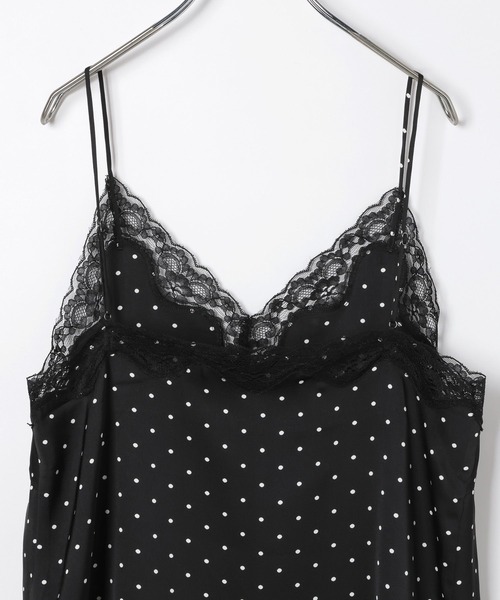 Heather(ヘザー)の「レーストリムサテンキャミワンピース 659591(ワンピース・レディース・ブラック系その他/アイボリー/ホワイト系その他・FREE)」の15枚目の写真