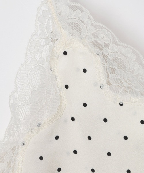 Heather(ヘザー)の「レーストリムサテンキャミワンピース 659591(ワンピース・レディース・ブラック系その他/アイボリー/ホワイト系その他・FREE)」の16枚目の写真