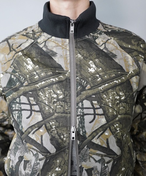 SPINNS（スピンズ）の「ヴィンテージライクリブショートブルゾン/ダブルジップ/リアルツリーカモ/ユニセックス（ブルゾン・メンズ・ウッドランド/リアルツリーカモ/ブラウン/ブラック・ONESIZE）」の20枚目の写真