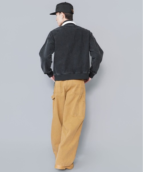 SPINNS（スピンズ）の「ヴィンテージライクリブショートブルゾン/ダブルジップ/リアルツリーカモ/ユニセックス（ブルゾン・メンズ・ウッドランド/リアルツリーカモ/ブラウン/ブラック・ONESIZE）」の8枚目の写真