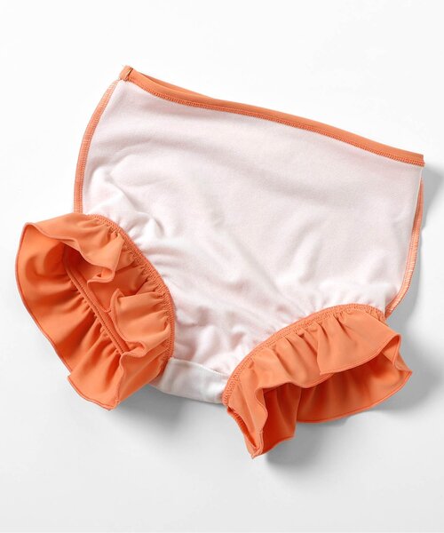 apres les cours（アプレレクール）の「【UVカット】デイジー・ハートチュールセパレート水着_ジュニア対応（水着・キッズ・ブルー/アイボリー・80/90/100/110/120/130/140）」の17枚目の写真