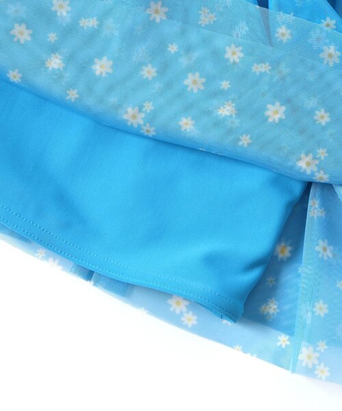 apres les cours（アプレレクール）の「【UVカット】デイジー・ハートチュールセパレート水着_ジュニア対応（水着・キッズ・ブルー/アイボリー・80/90/100/110/120/130/140）」の13枚目の写真