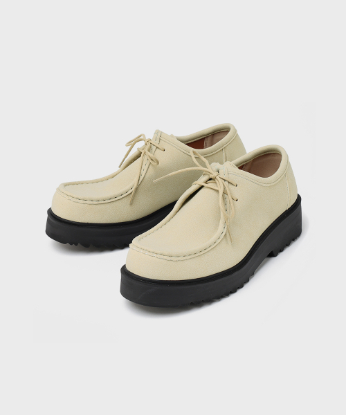 FIRENZE ATELIER（フィレンツェアトリエ）の「[SECOND.A] スエード5CMモックシューズ2NDF3300BS[ベージュ]（モカシン/デッキシューズ・メンズ・ベージュ・24cm/25cm/26cm/27cm/28cm）」の9枚目の写真