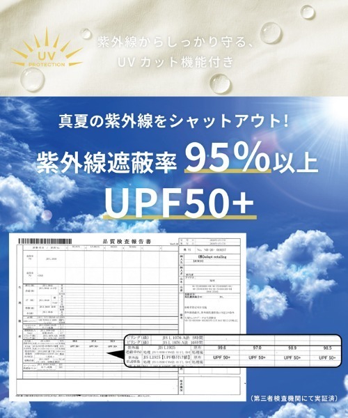 coca(coca)(コカ)の「UVカットドルマンパーカー(パーカー・レディース・ライトグリーン/ブラック/グレイッシュベージュ/アイボリー・L/M/S)」の5枚目の写真