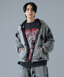 DANKE SCHON（ダンケシェーン）の「DankeSchon/ダンケシェーン/STUDS SWEAT ZIP HOODIE（パーカー）」