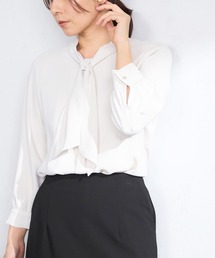 GALLORIA | 【洗濯機で洗える】ボウタイブラウス(シャツ/ブラウス)
