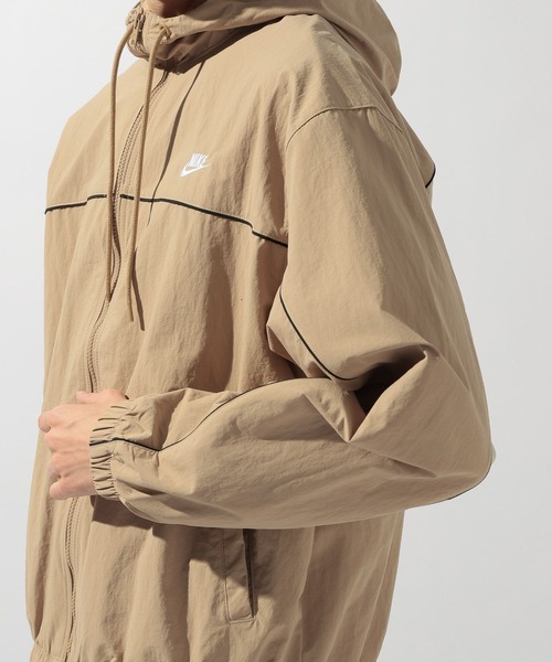 Nike フード付きジャケット Mサイズ ベージュ/ホワイト Amazon | [ナイキ] NSW HE WR ウィンドランナー ウィンドブレーカー
