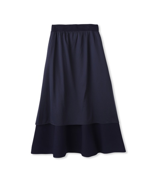 LAUTREAMONT(ロートレアモン)の「フレアニットスカート(スカート・レディース・ネイビー/ホワイト・9号)」の7枚目の写真
