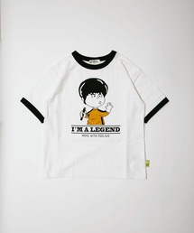 MAKE YOUR DAY（メイクユアデイ）の「カンフーレジェンド半袖リンガーTシャツ■パパサイズ（Tシャツ/カットソー）」