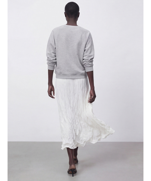 ACUD（アクド）の「Satin Wrinkle Skirt _Ivory（スカート・レディース・アイボリー・FREE）」の5枚目の写真