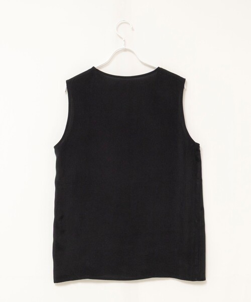 MAQWEL(マクウェル)の「《セットアップ対応》【MAQWEL/マクウェル】ウォッシャブルサテンノースリーブ(シャツ/ブラウス・レディース・ブラック/オフホワイト・FREE)」の19枚目の写真