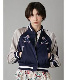 LILY BROWN（リリーブラウン）の「【LILY BROWN×KEITA MARUYAMA】yozakuraスカジャン(サテンリバーシブル)（ブルゾン）」
