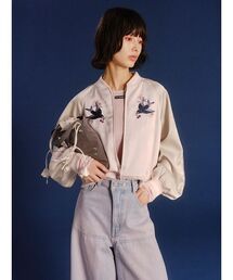 LILY BROWN（リリーブラウン）の「【LILY BROWN×KEITA MARUYAMA】yozakuraスカジャン(サテンリバーシブル)（ブルゾン）」