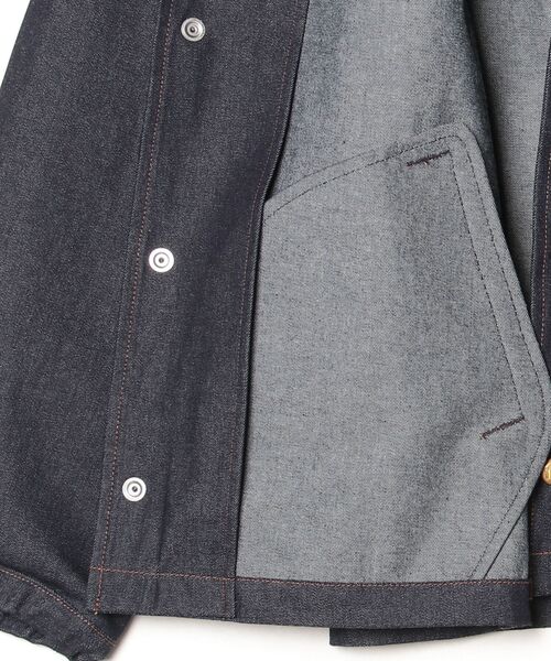 TMT(ティーエムティー)の「DENIM COACH JACKET/INDIGO(デニムジャケット・メンズ・インディゴブルー・MEDIUM/LARGE/X-LARGE)」の9枚目の写真
