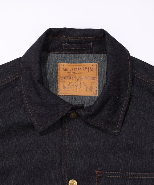 TMT(ティーエムティー)の「DENIM COACH JACKET/INDIGO(デニムジャケット・メンズ・インディゴブルー・MEDIUM/LARGE/X-LARGE)」の2枚目の写真