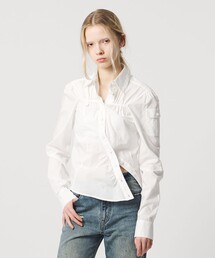 ATTISESSION | ＜ATTISESSION＞コットン ギャザー ヨーク シャツ(シャツ/ブラウス)