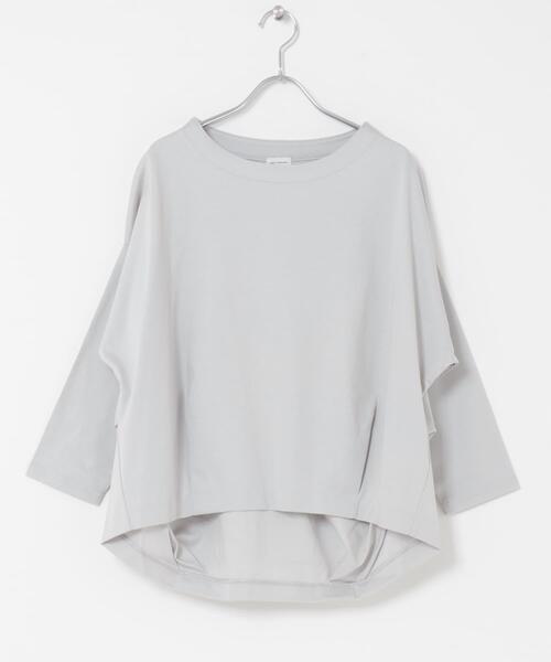 URBAN RESEARCH DOORS（アーバンリサーチドアーズ）の「コットンバックタック7分袖プルオーバー（Tシャツ/カットソー・レディース・オフホワイト/パープル/ブラック/ブルー系その他・FREE）」の11枚目の写真