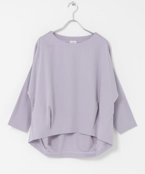 URBAN RESEARCH DOORS（アーバンリサーチドアーズ）の「コットンバックタック7分袖プルオーバー（Tシャツ/カットソー・レディース・オフホワイト/パープル/ブラック/ブルー系その他・FREE）」の10枚目の写真