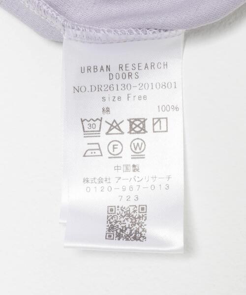 URBAN RESEARCH DOORS（アーバンリサーチドアーズ）の「コットンバックタック7分袖プルオーバー（Tシャツ/カットソー・レディース・オフホワイト/パープル/ブラック/ブルー系その他・FREE）」の14枚目の写真
