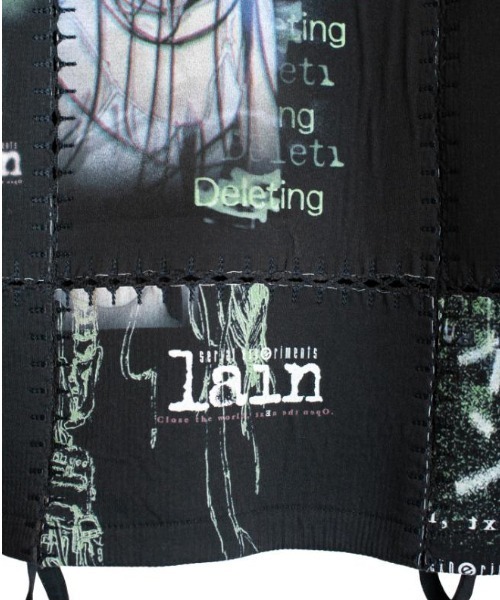 SEVESKIG(セヴシグ)の「seveskig/セブシグ/Fragment Cardigan ver, Serial Experiments Lain(カーディガン/ボレロ・メンズ・ブラック・L/M)」の5枚目の写真