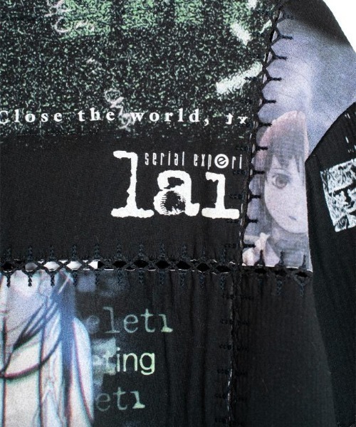 SEVESKIG(セヴシグ)の「seveskig/セブシグ/Fragment Cardigan ver, Serial Experiments Lain(カーディガン/ボレロ・メンズ・ブラック・L/M)」の6枚目の写真