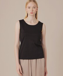 【eclat5月号掲載】【SUPER FINE LAB.】パウダーシュガーコットンタンクトップ