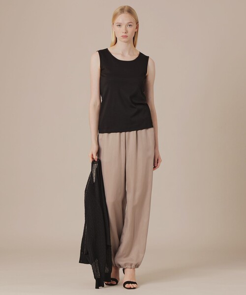 MACKINTOSH LONDON(マッキントッシュ ロンドン)の「【eclat5月号掲載】【SUPER FINE LAB.】パウダーシュガーコットンタンクトップ(Tシャツ/カットソー・レディース・ブラック/ホワイト/ベージュ・38)」の13枚目の写真