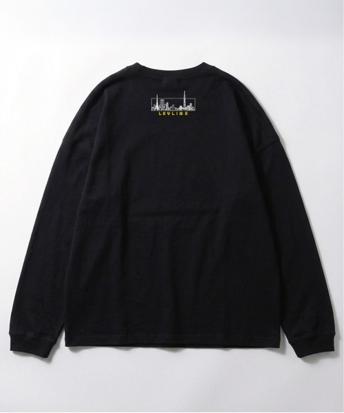Leyline(レイライン)の「【Leyline】stroll-smith-tokyo-ロンT(Tシャツ/カットソー・メンズ・ホワイト/ブラック・M/L/XL)」の9枚目の写真