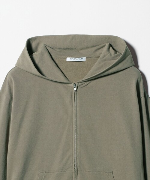 BEAUTY&YOUTH UNITED ARROWS(ビューティーアンドユースユナイテッドアローズ)の「コットン UVカット ジップパーカー(パーカー・レディース・ダークグレー/モカ/オフホワイト・FREE)」の5枚目の写真