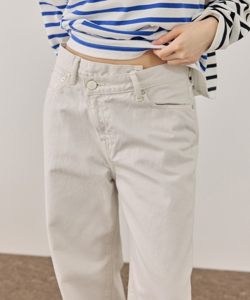 NEEDBY heritage(ニードバイヘリテージ)の「【NEEDBY for ADAM ET ROPE】別注 GINNY(デニムパンツ・レディース・ブルー/オフホワイト・25/24/23/26)」の10枚目の写真