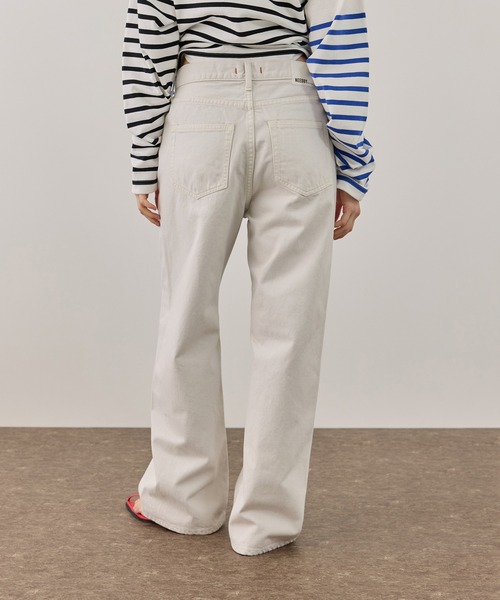 NEEDBY heritage(ニードバイヘリテージ)の「【NEEDBY for ADAM ET ROPE】別注 GINNY(デニムパンツ・レディース・ブルー/オフホワイト・25/24/23/26)」の12枚目の写真