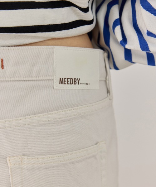 NEEDBY heritage(ニードバイヘリテージ)の「【NEEDBY for ADAM ET ROPE】別注 GINNY(デニムパンツ・レディース・ブルー/オフホワイト・25/24/23/26)」の13枚目の写真