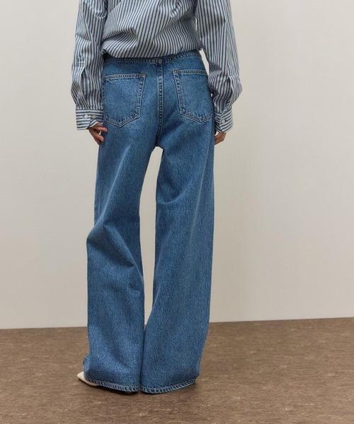 NEEDBY heritage(ニードバイヘリテージ)の「【NEEDBY for ADAM ET ROPE】別注 GINNY(デニムパンツ・レディース・ブルー/オフホワイト・25/24/23/26)」の15枚目の写真