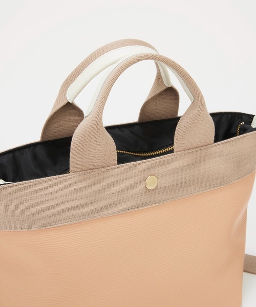 Breath TOPKAPI(ブレストプカピ)の「【Breath TOPKAPI】【26SS新色】RIPPLE リプル トート バッグ M(ショルダー付き)(トートバッグ・レディース・エメラルド/ピンク系その他・FREE)」の13枚目の写真