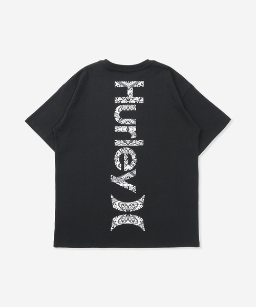Hurley （ハーレー）の「【Hurley:ハーレー】ヘビーウェイトコットンTシャツ　オーバーサイズシルエット　バックプリント　VRTCL TRBL LOGO OVRSZD SS TEE（Tシャツ/カットソー・メンズ・ブルーグレー/ホワイト/ブラック/ヘザーグレー・LARGE/X-LARGE/SMALL/MEDIUM）」の3枚目の写真
