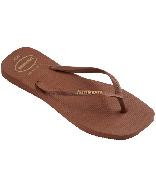 havaianas(ハワイアナス)の「SLIM SQUARE LOGO POP UP(サンダル・レディース・ブラウン系/ブルー/ピンク/ブルー系その他3・22cm/23cm/24.5cm/25.5cm)」の5枚目の写真