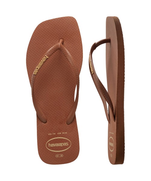 havaianas(ハワイアナス)の「SLIM SQUARE LOGO POP UP(サンダル・レディース・ブラウン系/ブルー/ピンク/ブルー系その他3・22cm/23cm/24.5cm/25.5cm)」の7枚目の写真