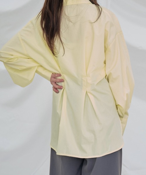 Dita Muaj.(ディータムアージュ)の「ルーズフィットタックシャツ(シャツ/ブラウス・レディース・ブルー・FREE)」の18枚目の写真