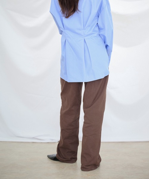Dita Muaj.(ディータムアージュ)の「ルーズフィットタックシャツ(シャツ/ブラウス・レディース・ブルー・FREE)」の12枚目の写真