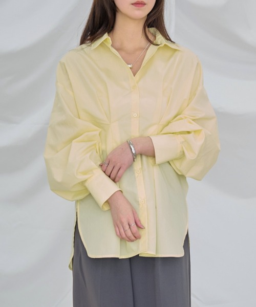 Dita Muaj.(ディータムアージュ)の「ルーズフィットタックシャツ(シャツ/ブラウス・レディース・ブルー・FREE)」の16枚目の写真