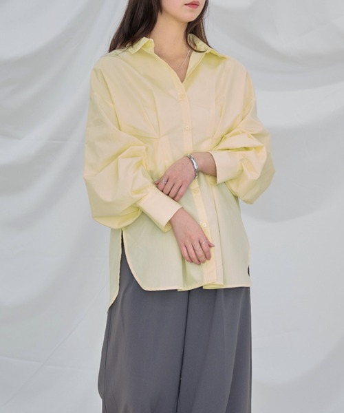 Dita Muaj.(ディータムアージュ)の「ルーズフィットタックシャツ(シャツ/ブラウス・レディース・ブルー・FREE)」の20枚目の写真